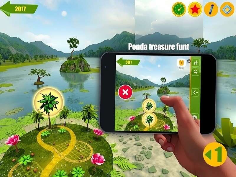 Ponda Treasure Hunt augmented reality gameplay